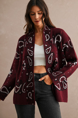 Trisha Paisley Cardigan