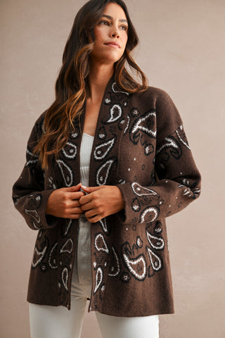 Trisha Paisley Cardigan