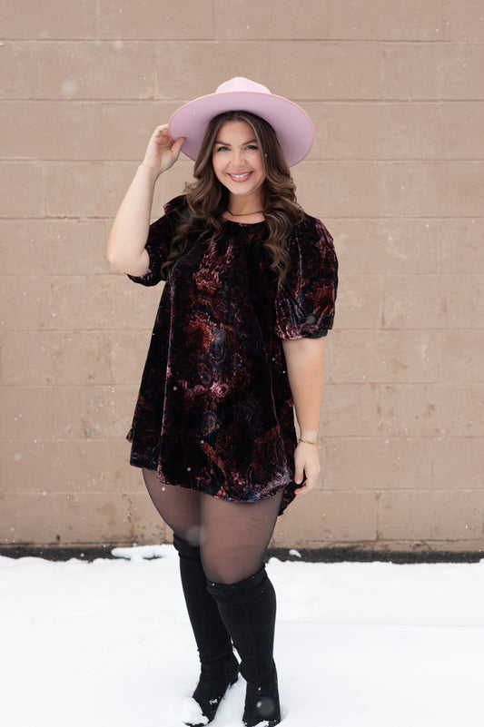 Maye Velvet Tunic
