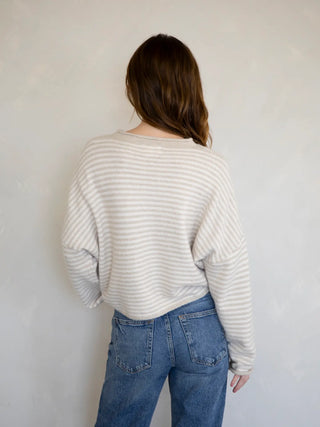 Leslie Mini Striped Cardigan