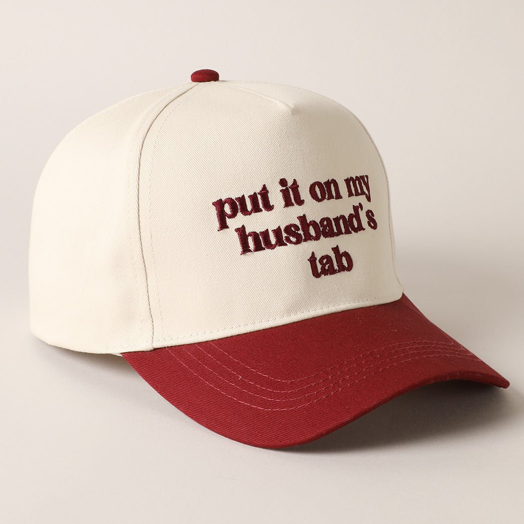 Husbands' Tab Baseball Cap