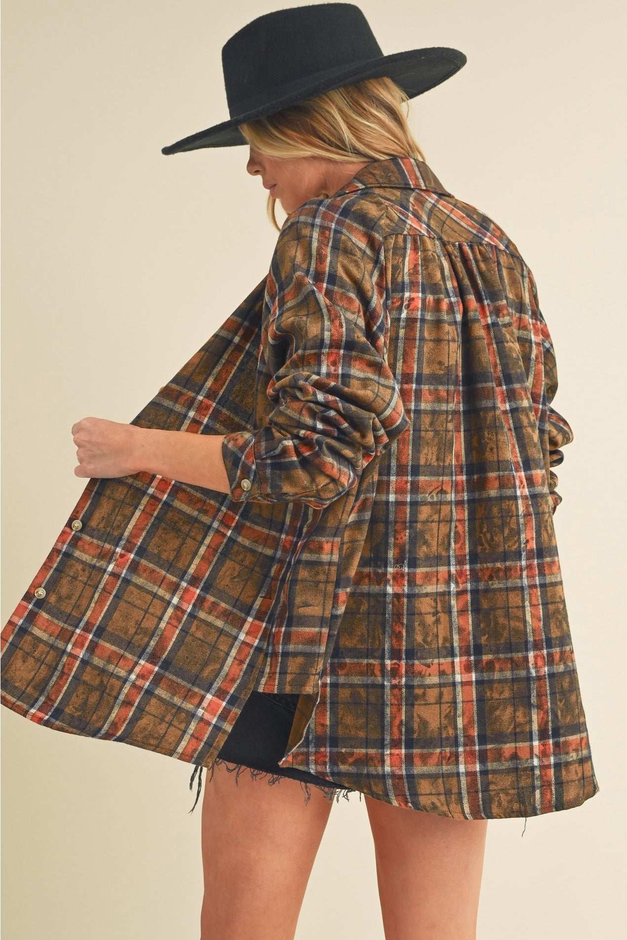 Chemise à carreaux Laura