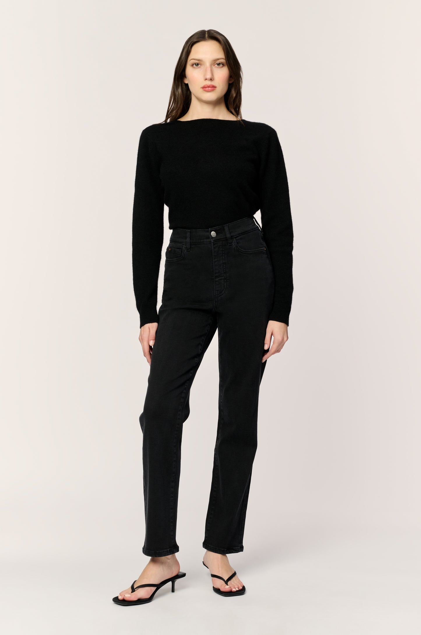 ASE Stretch Straight Jeans | Jet Black