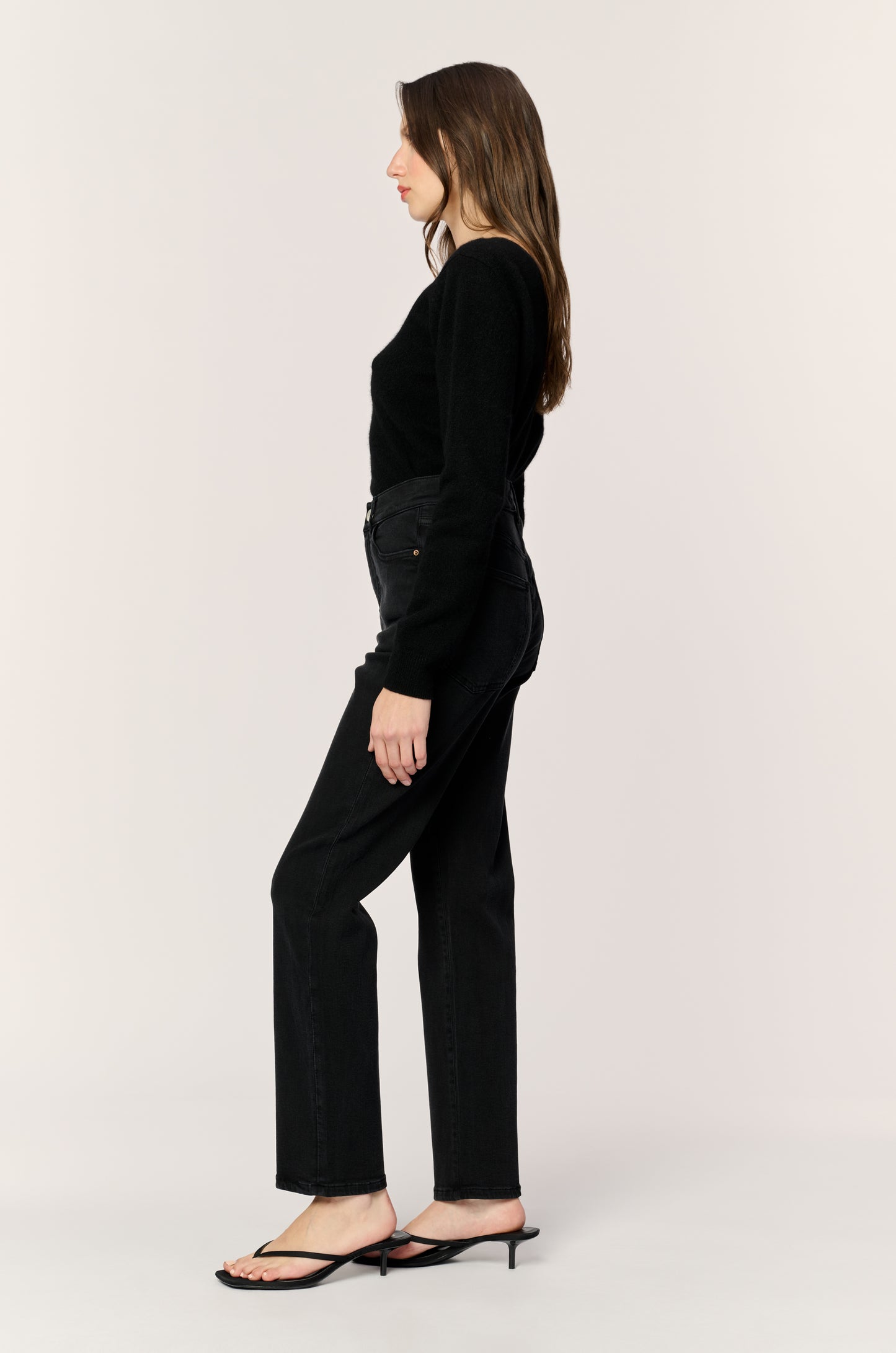 ASE Stretch Straight Jeans | Jet Black