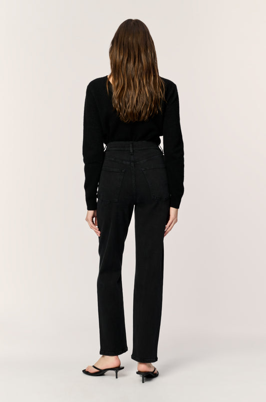 ASE Stretch Straight Jeans | Jet Black