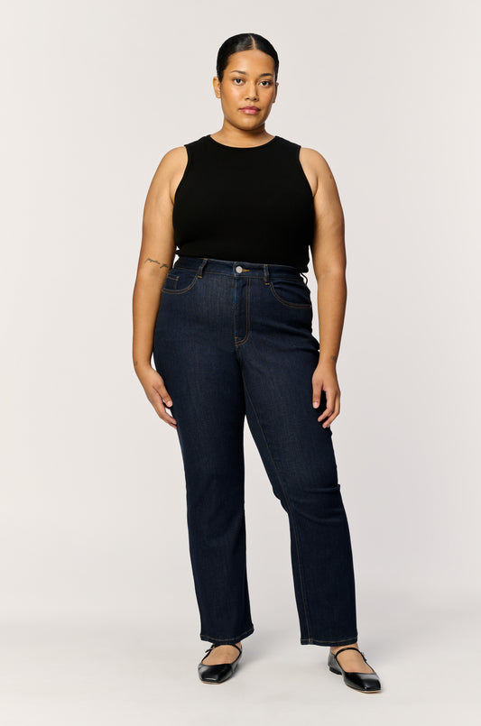 Curvy ASE Stretch Straight Jeans | Long Gone