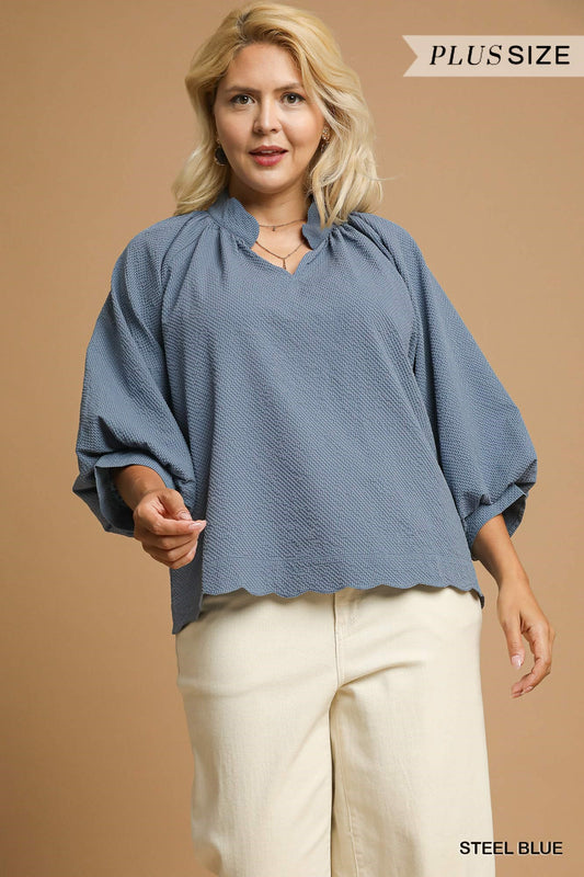 Curvy Wrenlee Blouse
