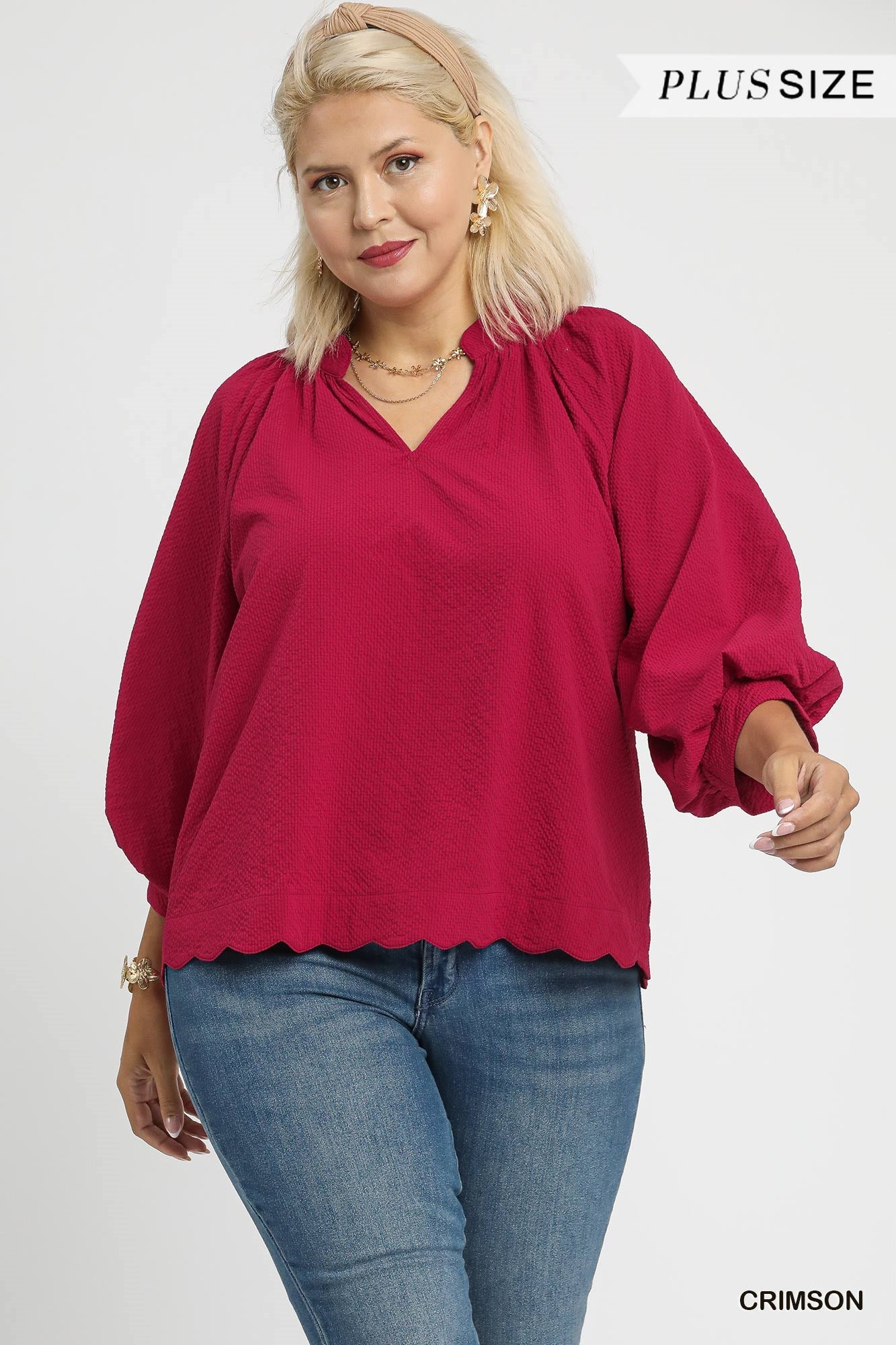 Curvy Wrenlee Blouse