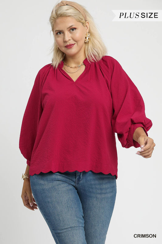 Curvy Wrenlee Blouse