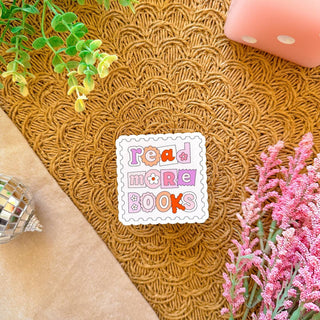 Stickers with a quote 'What a good day to be proud of the progress you've made' on a pink background with confetti and decorative items around.