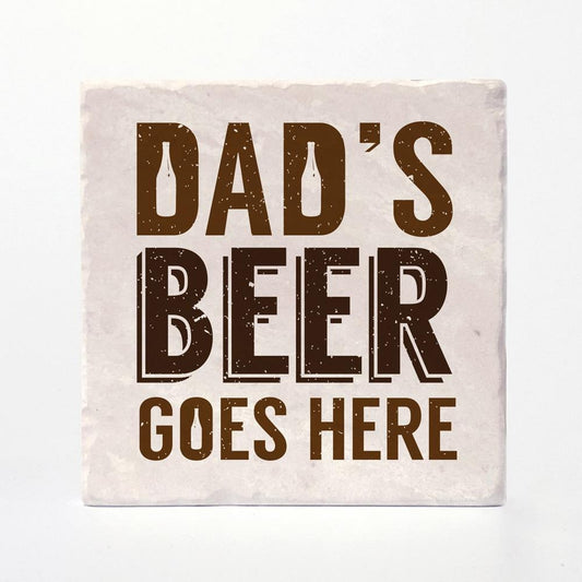 Set of 4 Coasters | Dad's Beer