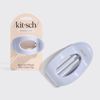 Kit'sch recycled plastic flat cloud clip with packaging on a light gray background