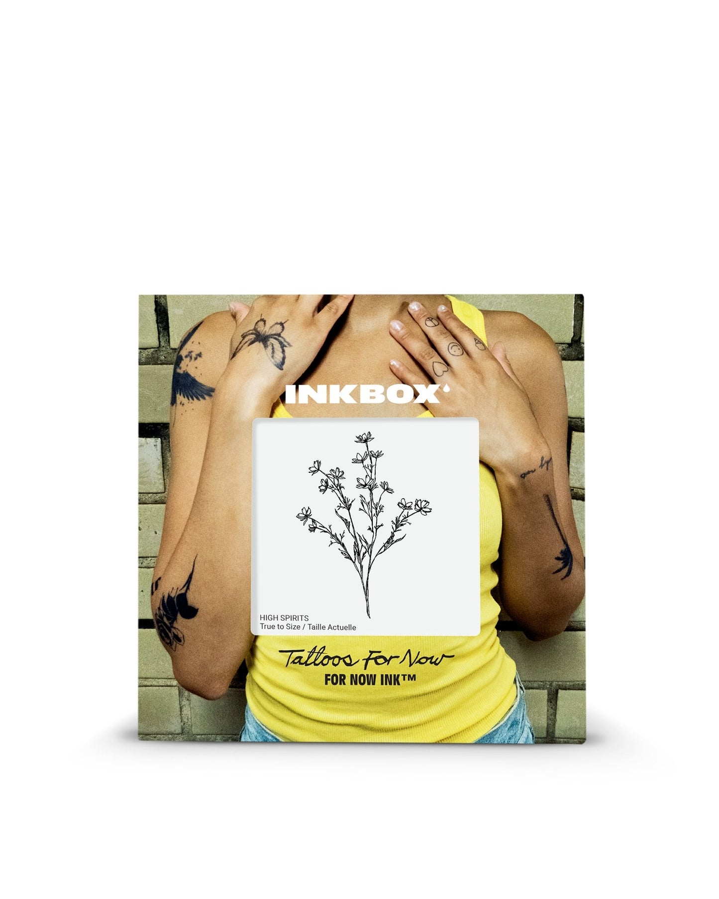 Wildflower Temporary Tattoo