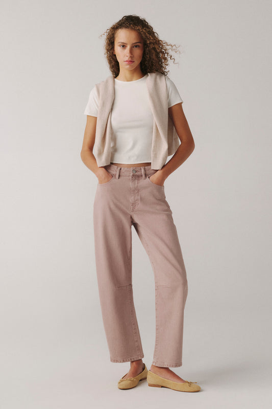 BNA Barrel Jeans | Rosewood