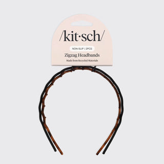 Kit-sch zigzag headbands on a white background