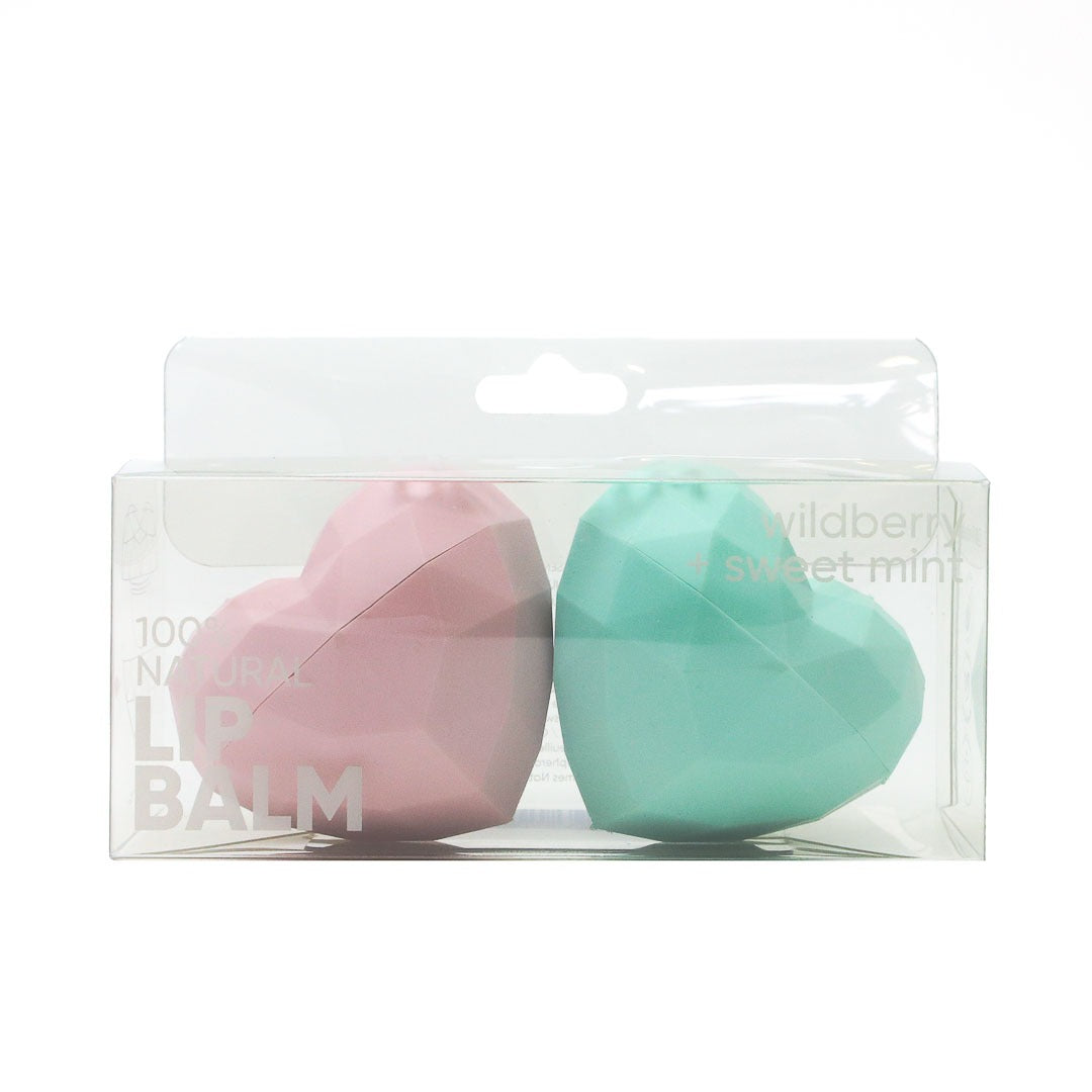 Two Pack Heart Lip Balm