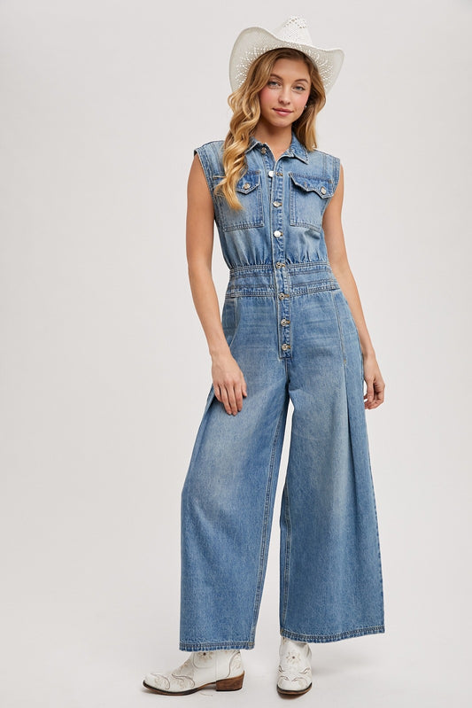 Micah Denim Jumpsuit