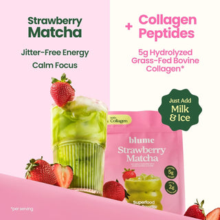 Iced Strawberry Matcha Blend