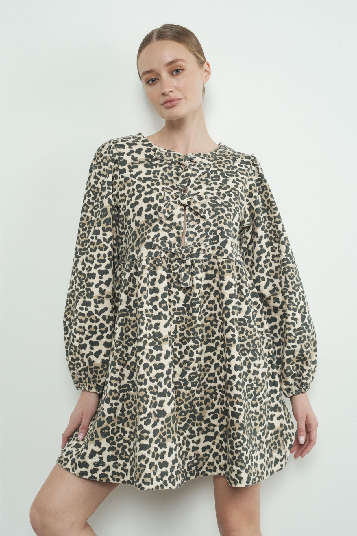 Janie Leopard Dress