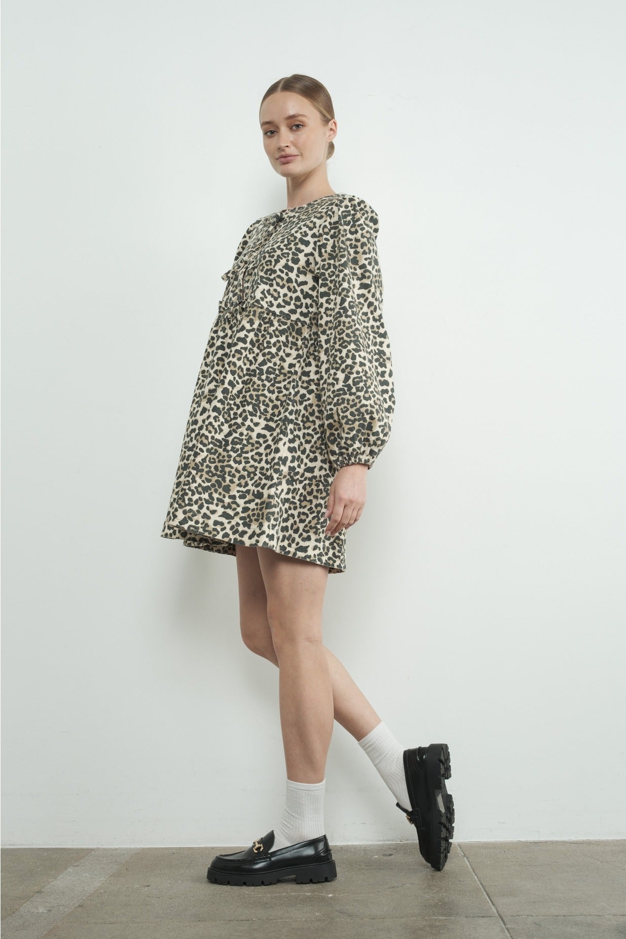 Janie Leopard Dress