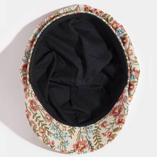 Sarah Tapestry Newsboy Hat