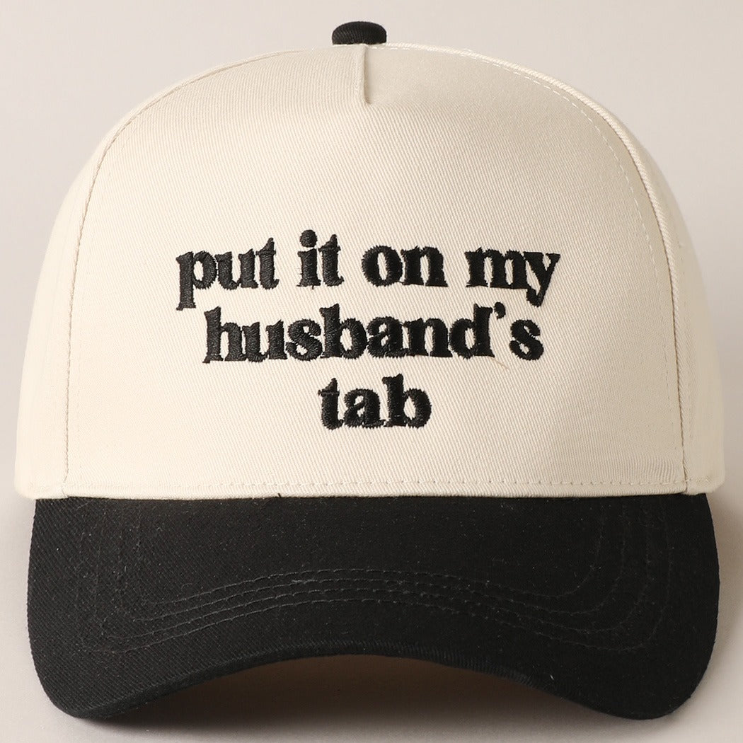 Husbands' Tab Baseball Cap