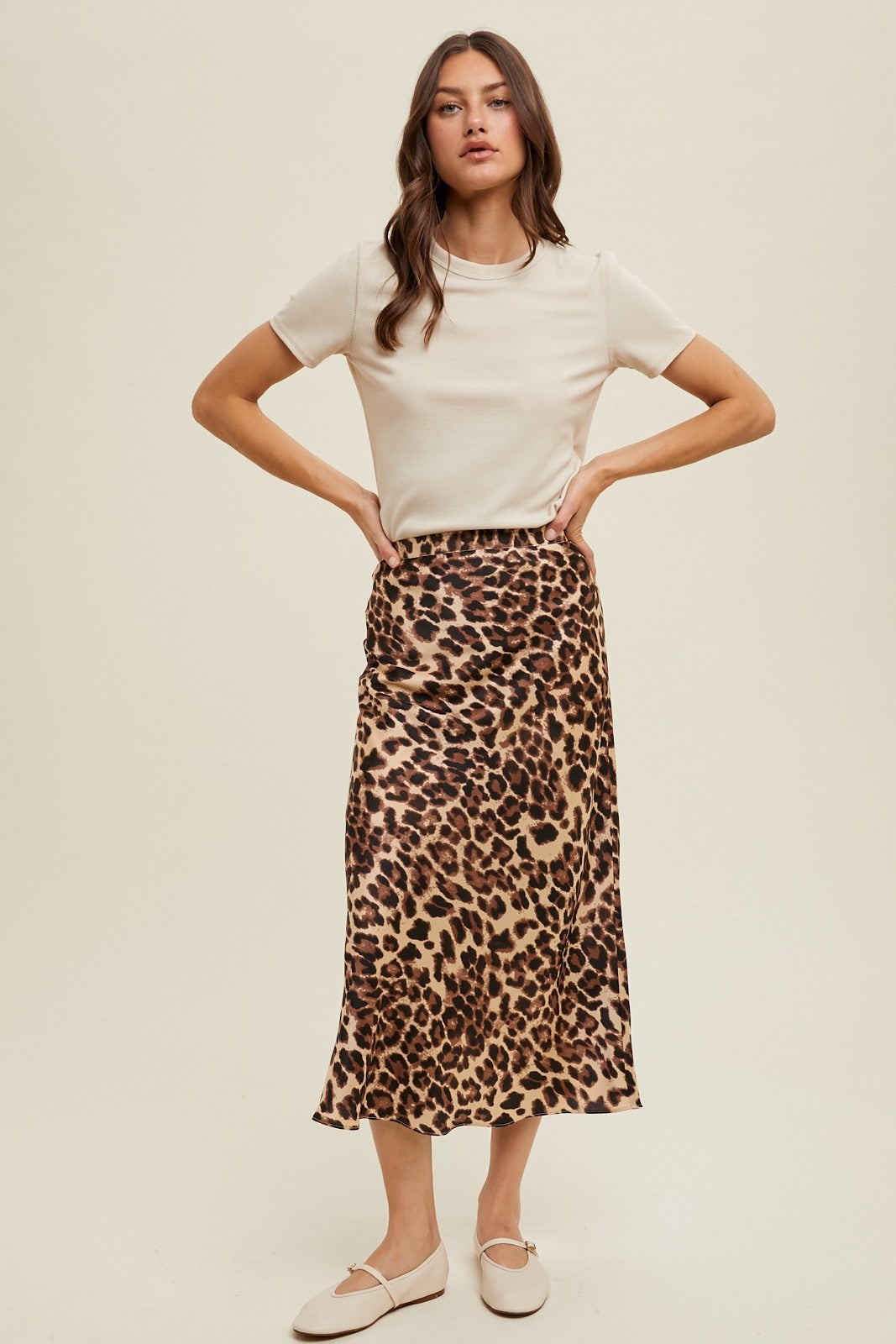 Larissa Leopard Skirt