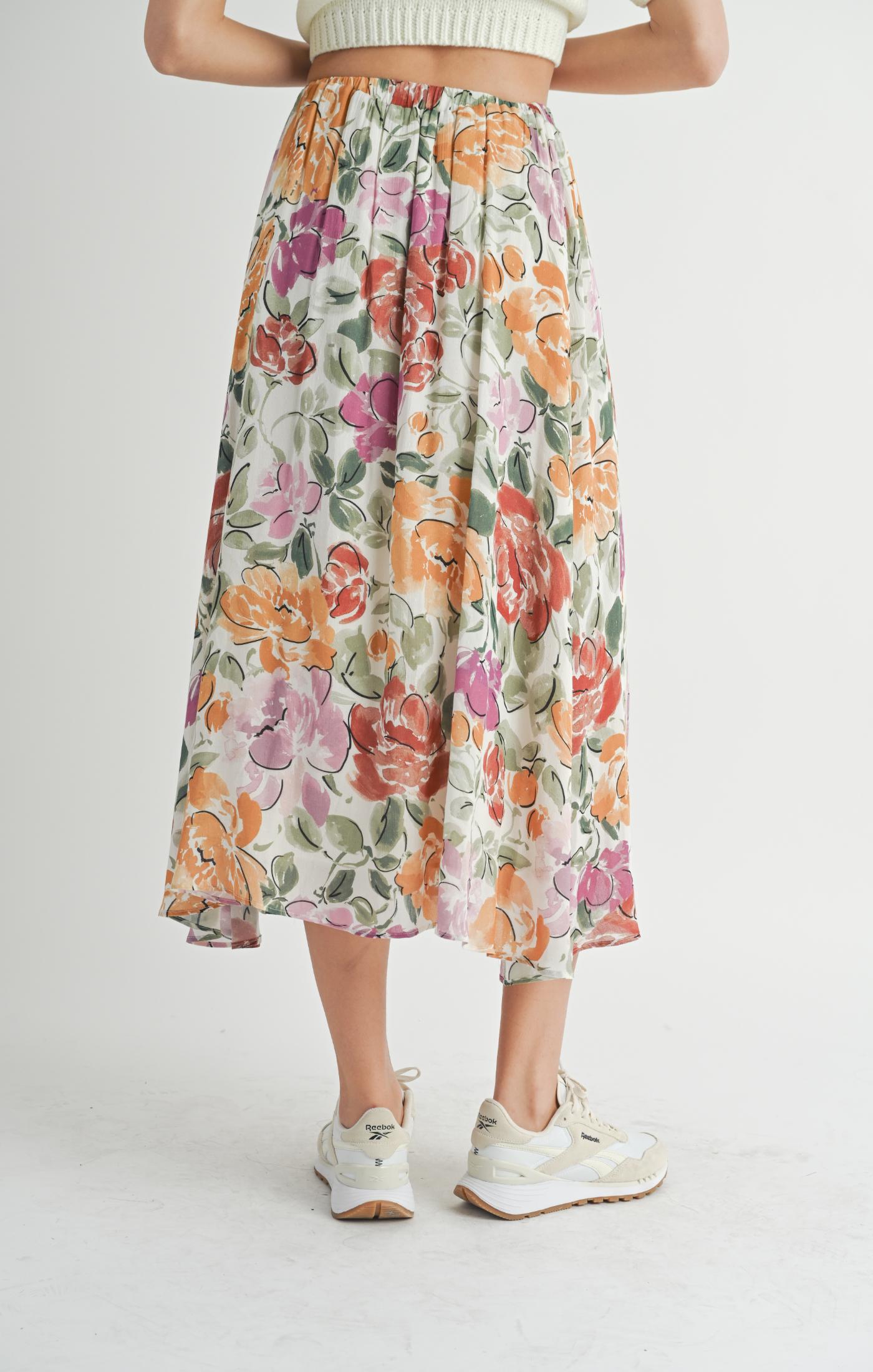 Treasures Gathered Midi Skirt