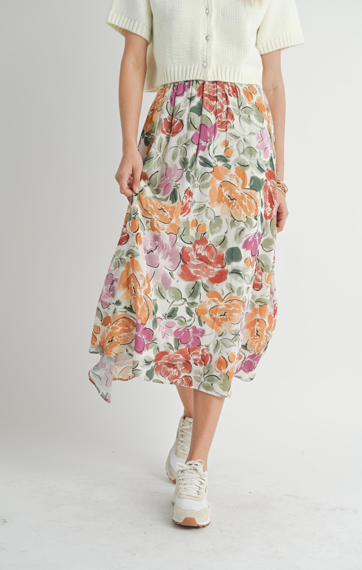 Treasures Gathered Midi Skirt