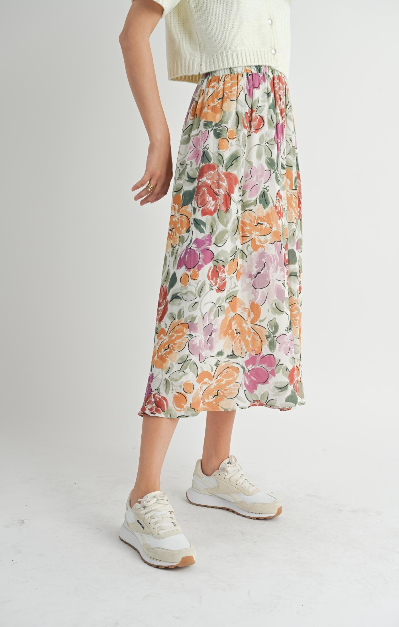 Treasures Gathered Midi Skirt