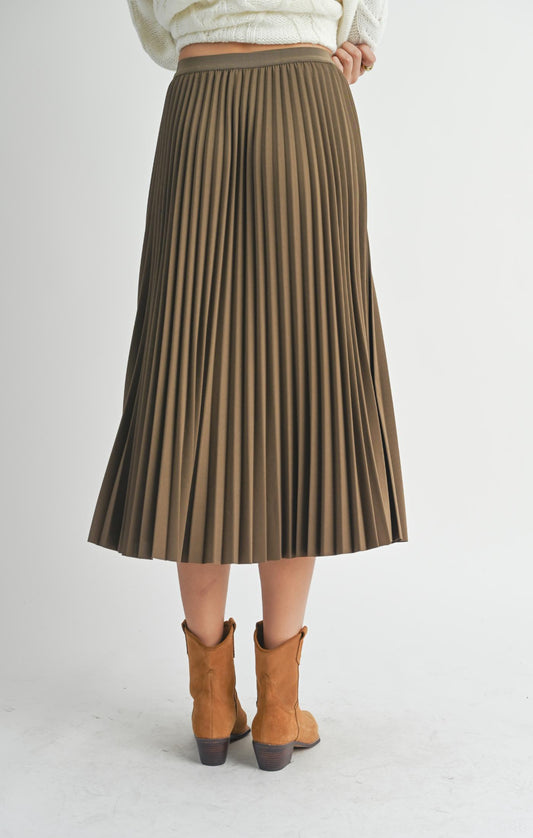 Full Of Charm Pleated Skirt