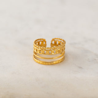 gold layered ring