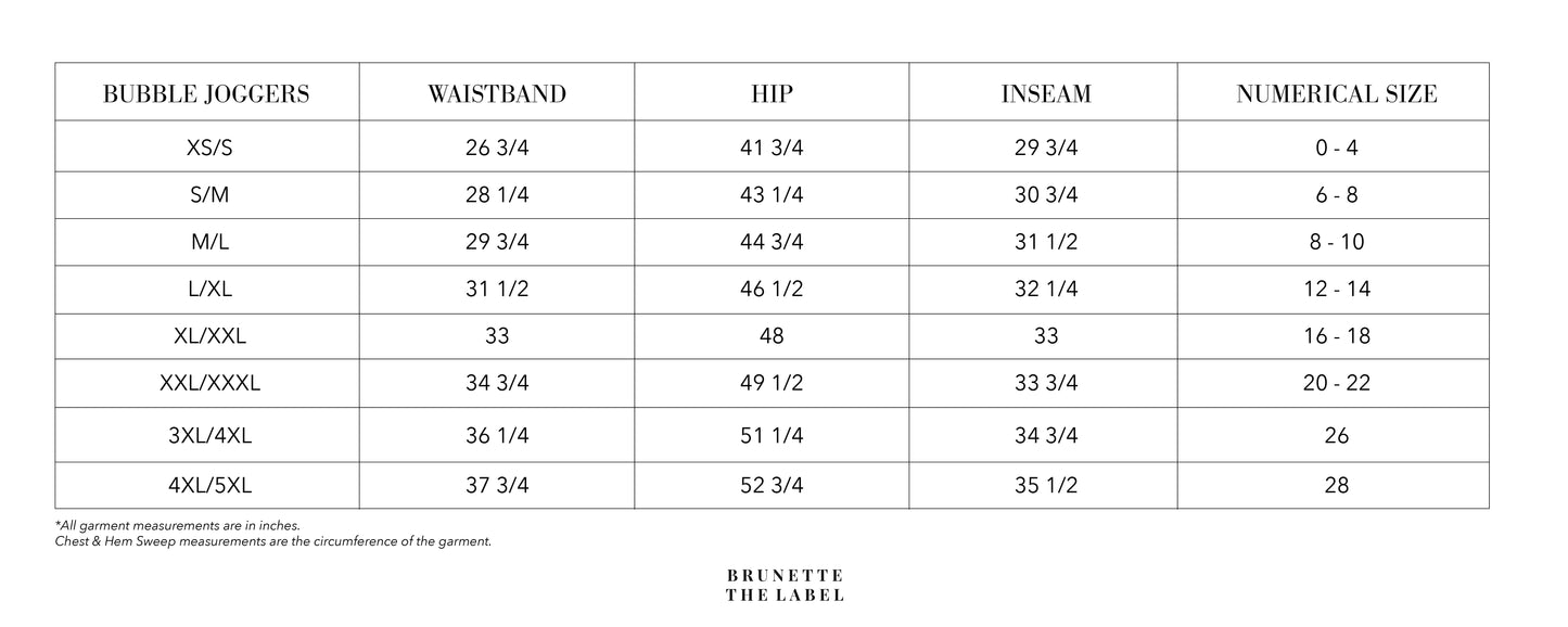 Bubble Low Rise Joggers