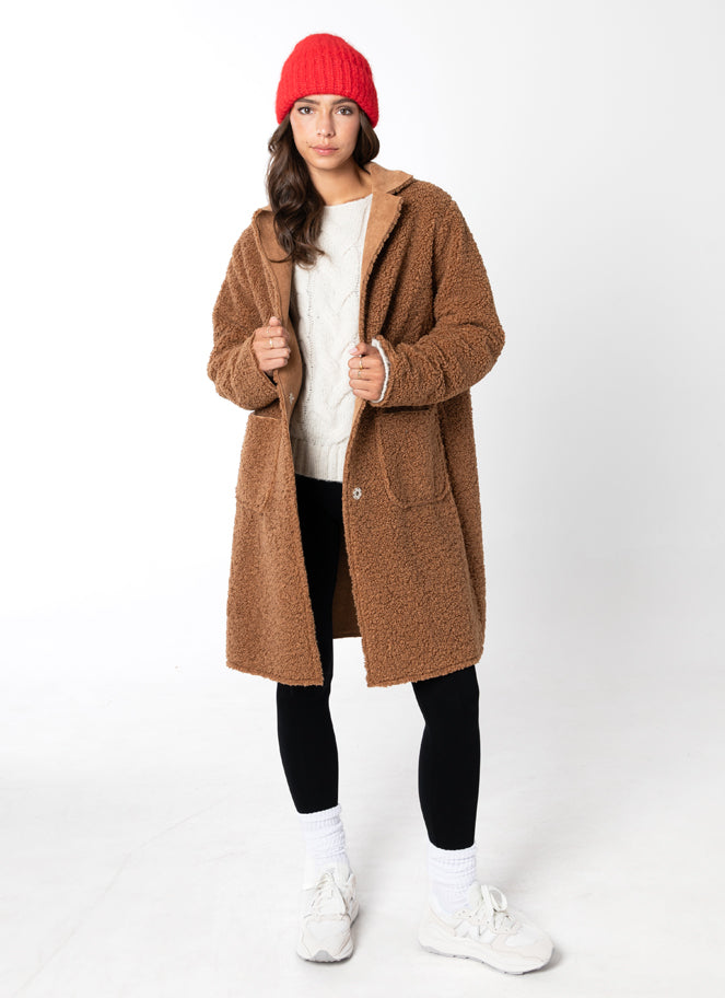 Sherpa Teddy Overcoat