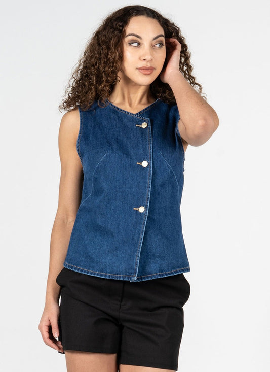 Lizzie Denim Vest