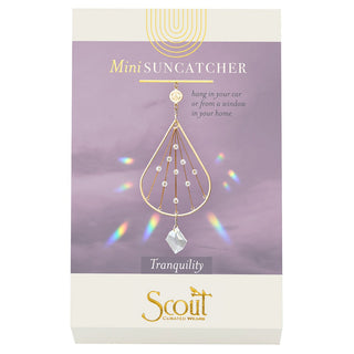 a box of a tranquility sun catcher