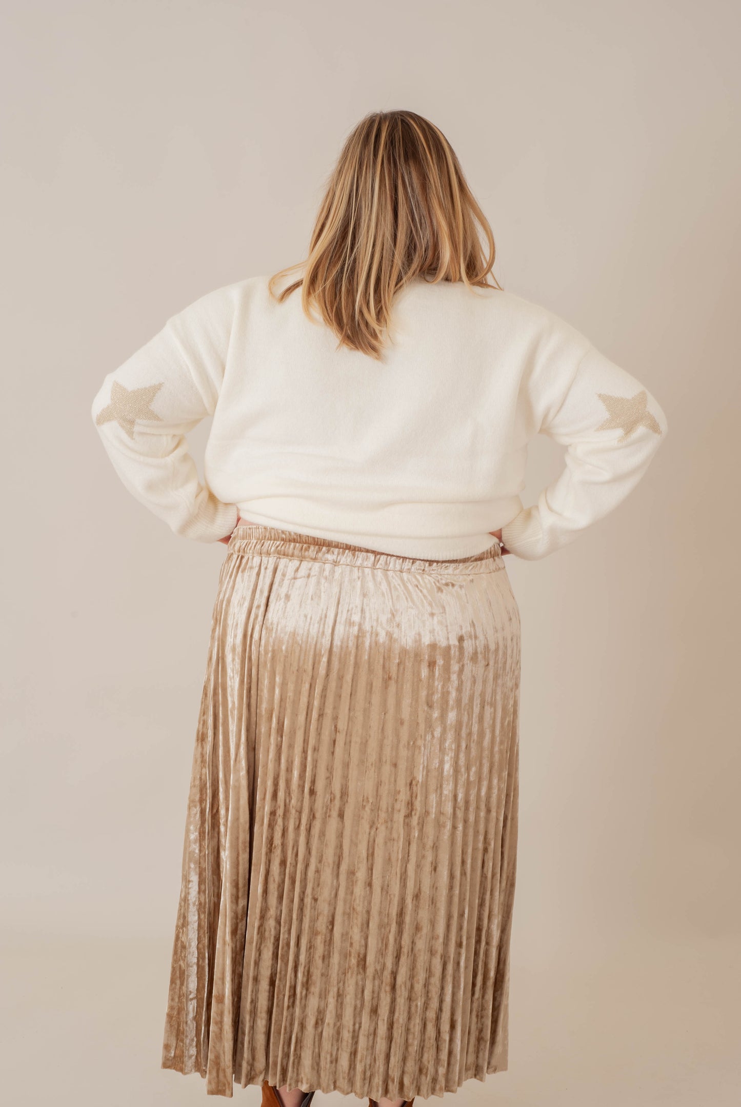 WAREHOUSE | Curvy Leigha Velvet Skirt