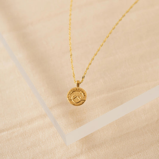 Knot Coin Necklace
