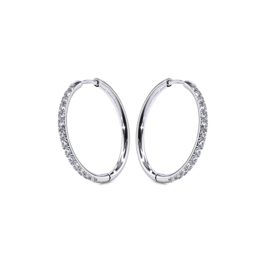 Etheral CZ Hoop Earrings