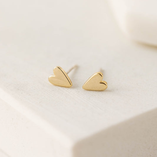 Everly Heart Stud Earrings