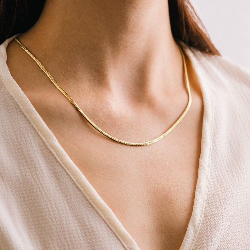 Herringbone Chain Necklace