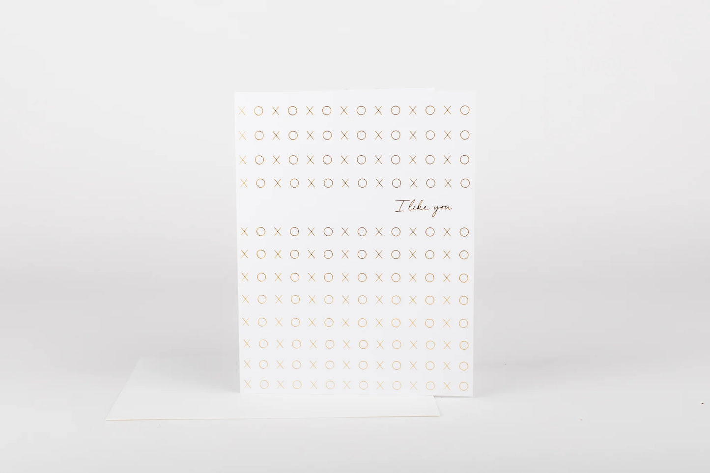 Notebook with 'I love you' text on a white background
