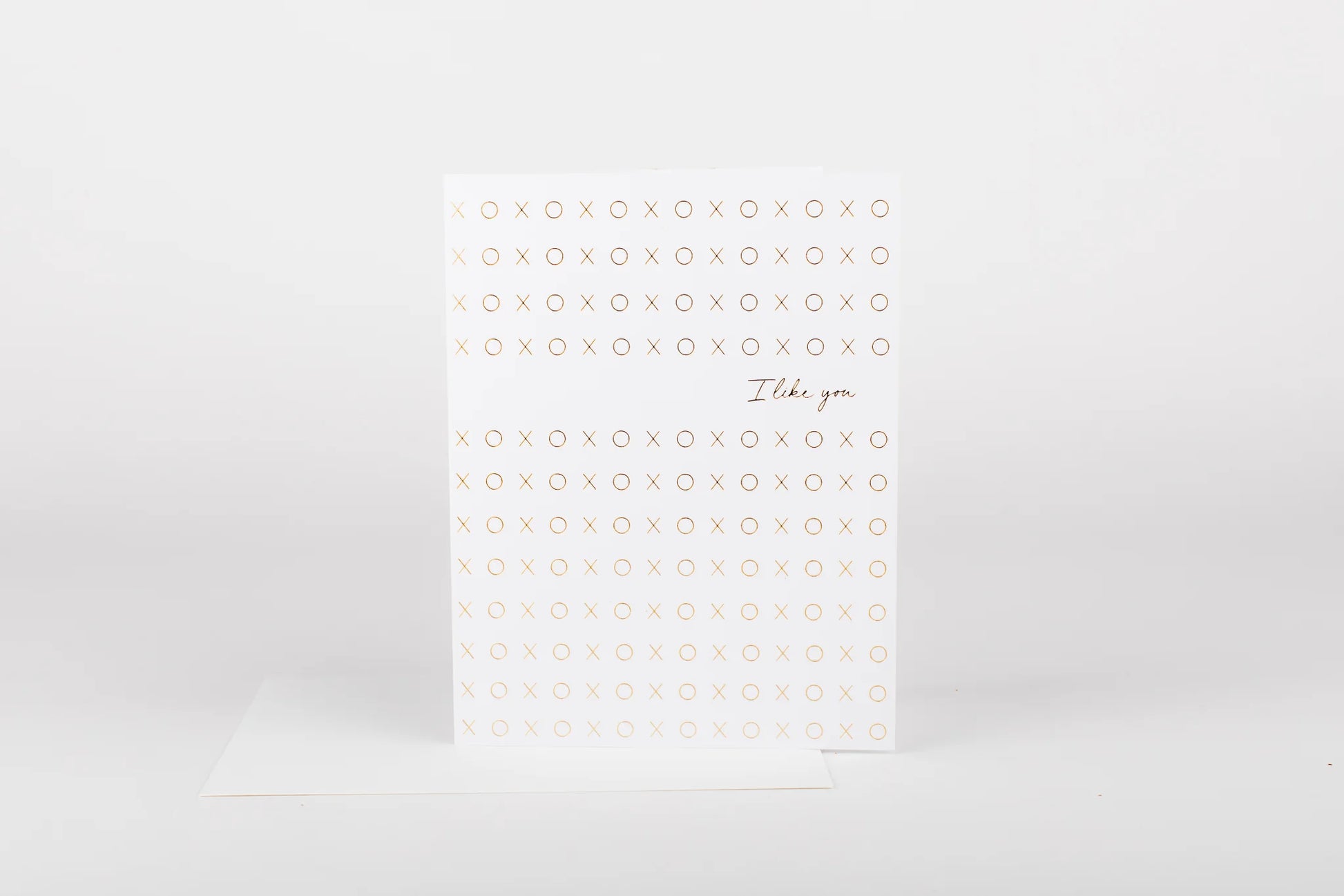 Notebook with 'I love you' text on a white background