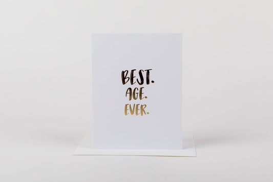 Best Age Ever Card