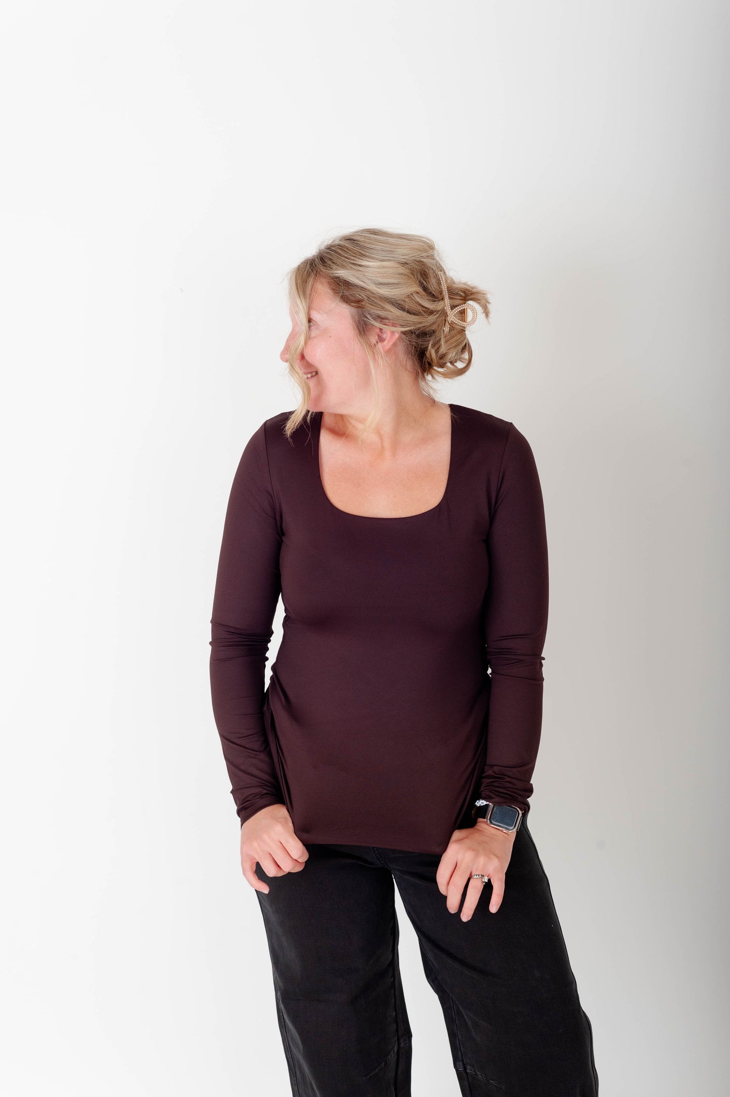 Marina Scoop Neck Top