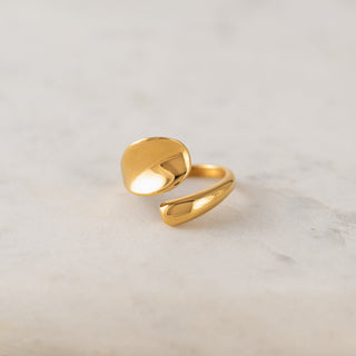 adjustable gold ring