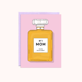 A colorful Mother's Day card with text and floral patterns, including a kraft envelope.