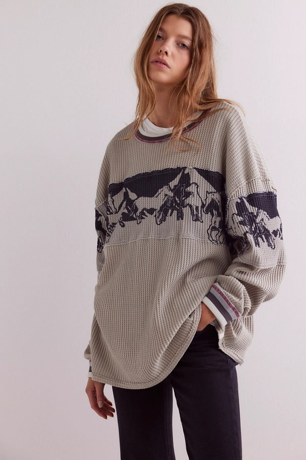 Big Sky Graphic Top