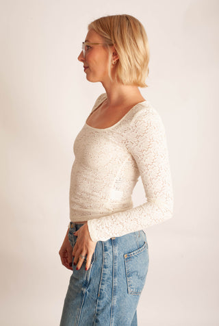 Coralee Lace Top