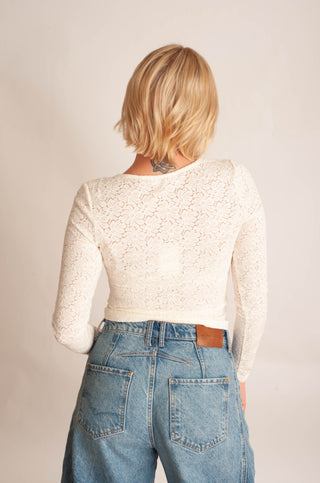 Coralee Lace Top